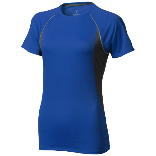 Quebec Short Sleeve Women'S Cool Fit T-Shirt - Blue, Anthracite