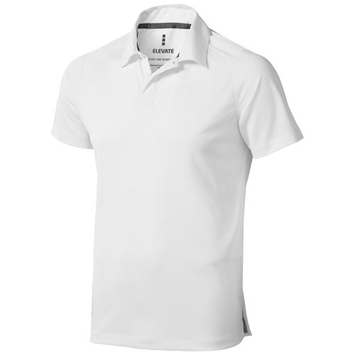 Ottawa Short Sleeve Men'S Cool Fit Polo - White