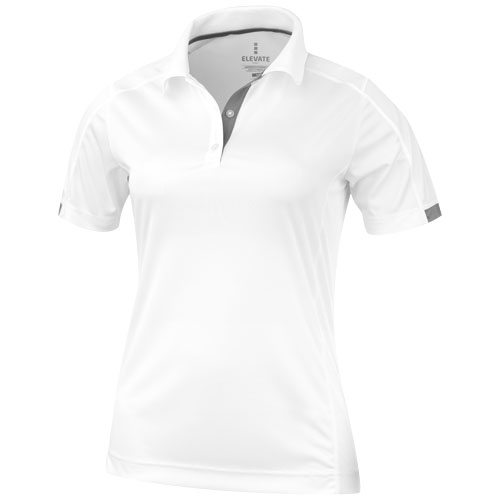 Kiso Short Sleeve Women'S Cool Fit Polo - White