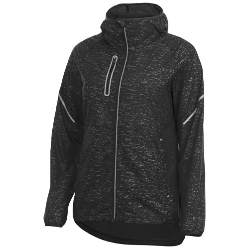 Signal Reflective Packable Ladies Jacket - Black
