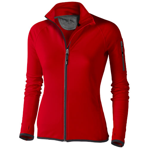 Mani Power Fleece Full Zip Ladies Jacket - Red