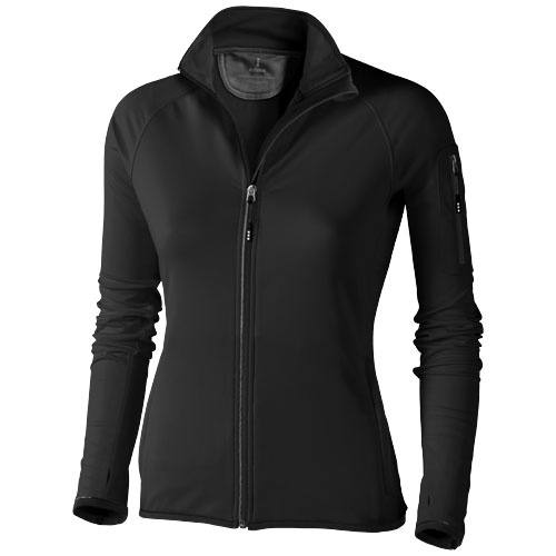 Mani Power Fleece Full Zip Ladies Jacket - Black
