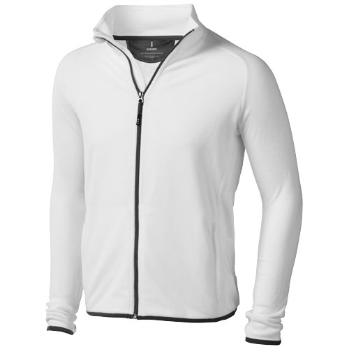 Brossard Micro Fleece Full Zip Jacket - White