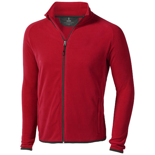 Brossard Micro Fleece Full Zip Jacket - Red
