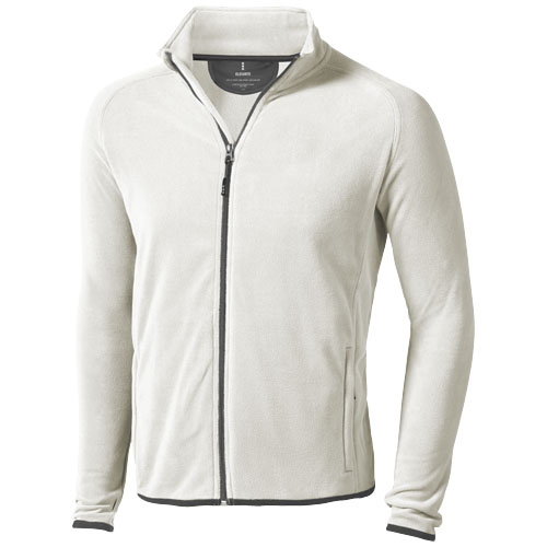 Brossard Micro Fleece Full Zip Jacket - Light Grey