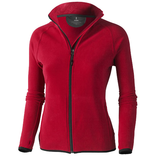 Brossard Micro Fleece Full Zip Ladies Jacket - Red