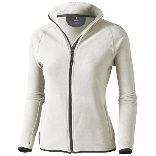 Brossard Micro Fleece Full Zip Ladies Jacket - Light Grey