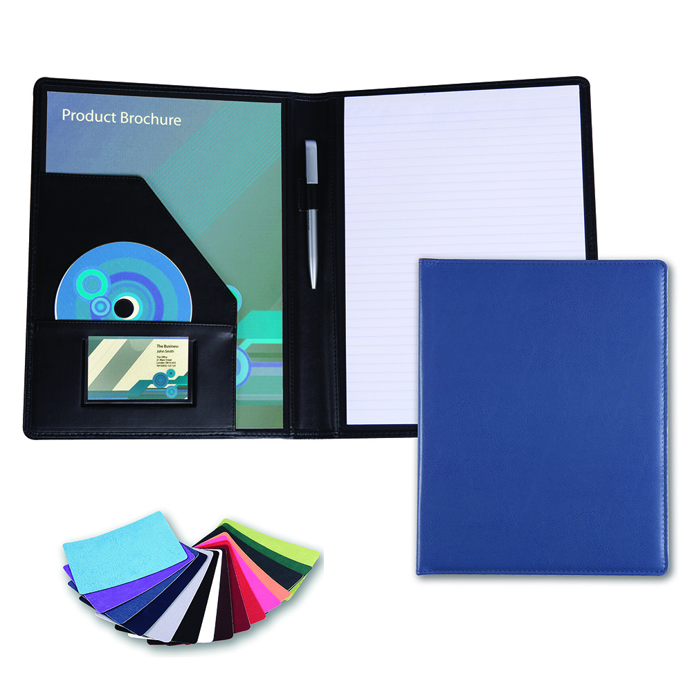 Black Belluno PU A4 Conference Folder