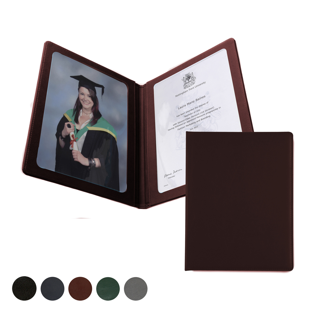 Hampton Leather A4 Certificate Or Price List Holder