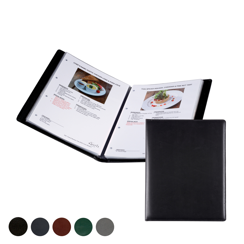 A4 Information, Wine List Or Menu Holder - Hampton Finecell Leather