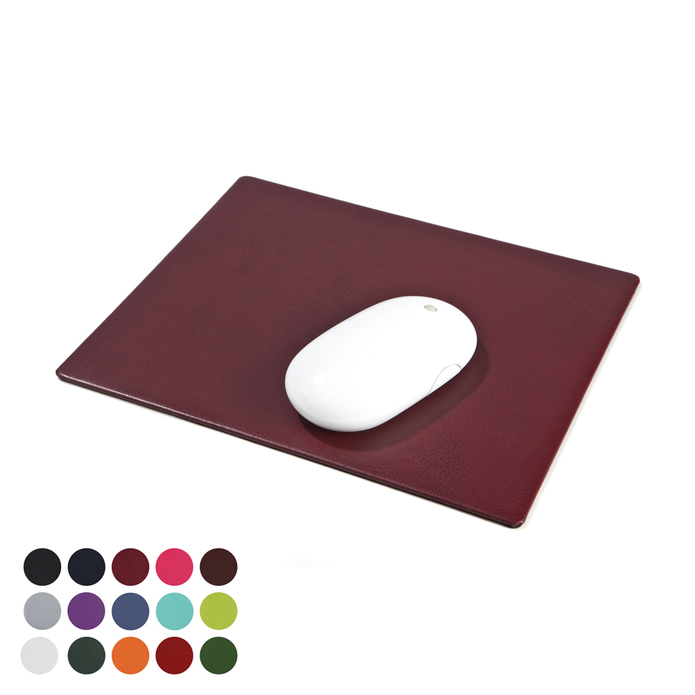 Mouse Mat In Belluno Vegan Leather Look PU