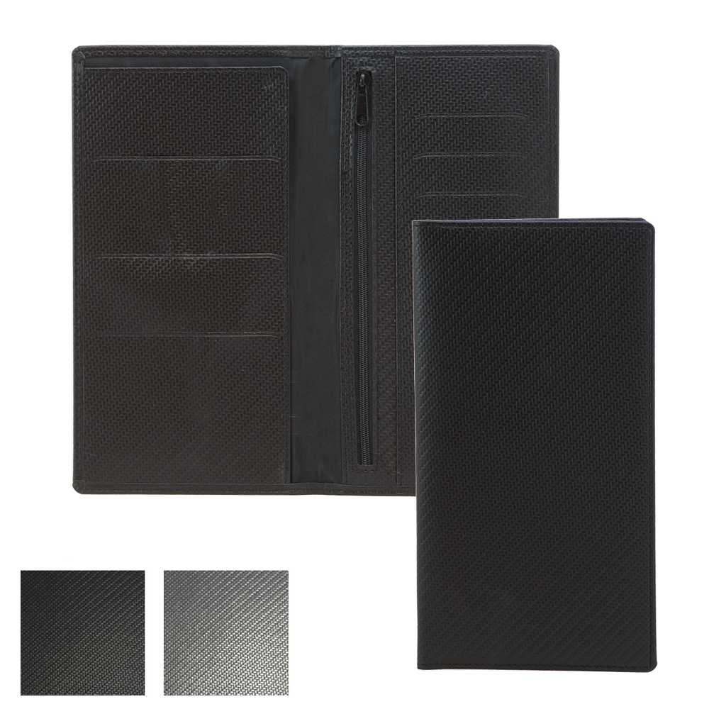 Carbon Fibre Texture Deluxe Travel Wallet