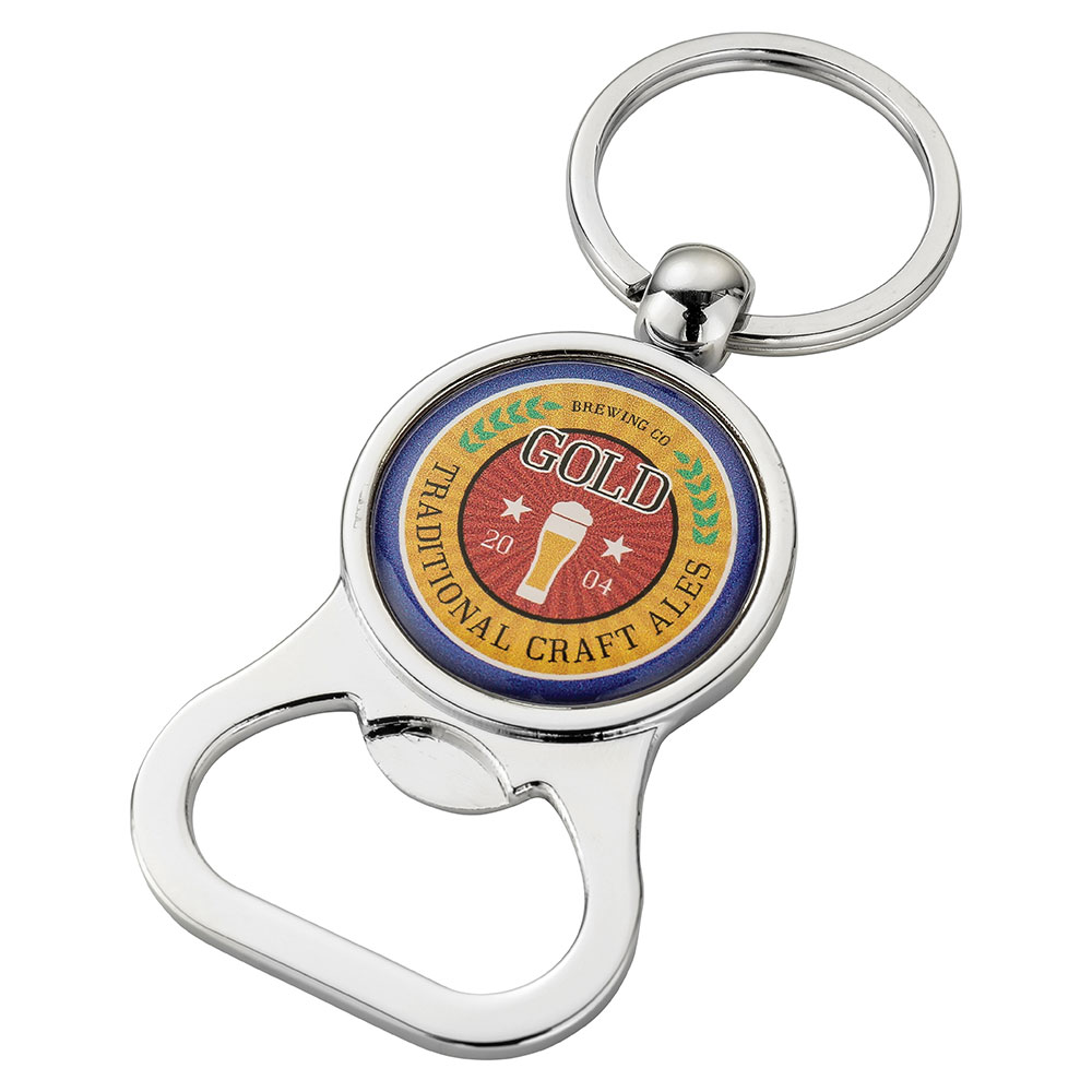 Bottle Opener Alloy Injection Keyring (Uk Stock)