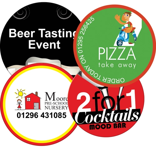 Round Cardboard Beer Mat