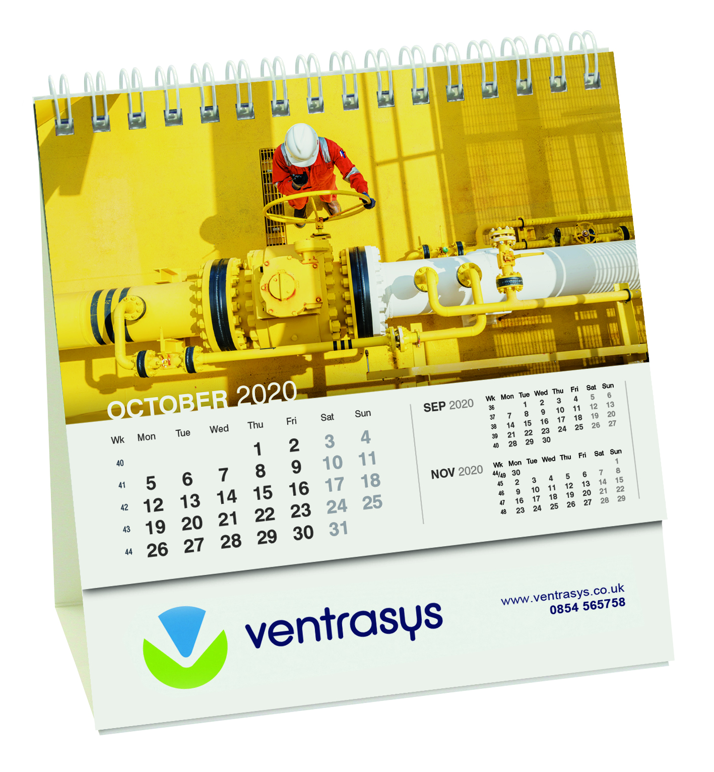 Smart-Calendar - Compact Easel With Board Envelope.