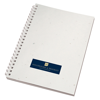 Enviro-Smart - A5 White Cover Wiro-Bound Pad.