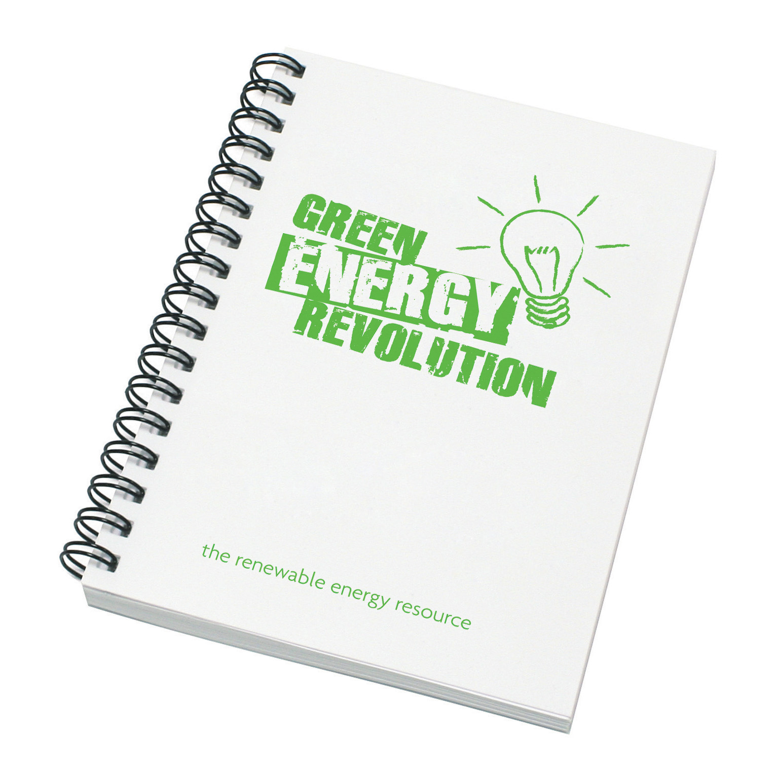 Enviro-Smart - A6 White Cover Wiro-Bound Pad.