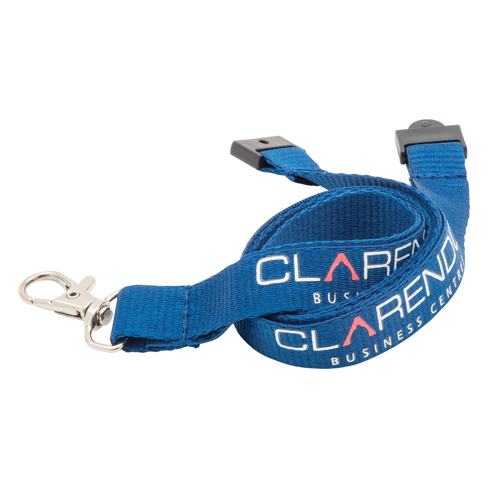 15mm Flat Polyester Lanyard
