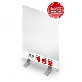 Freestanding Acrylic Germ Shield
