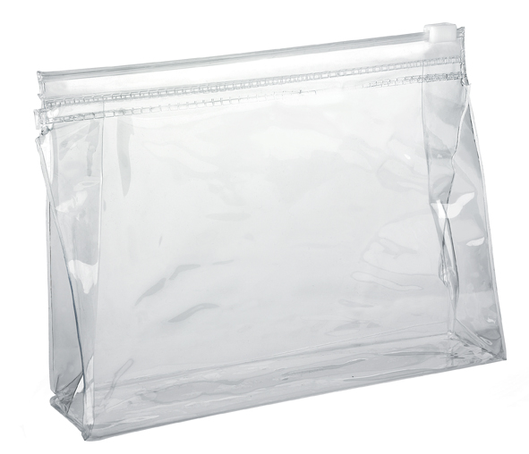 Clear Slide Zipper Pvc Taller Bag