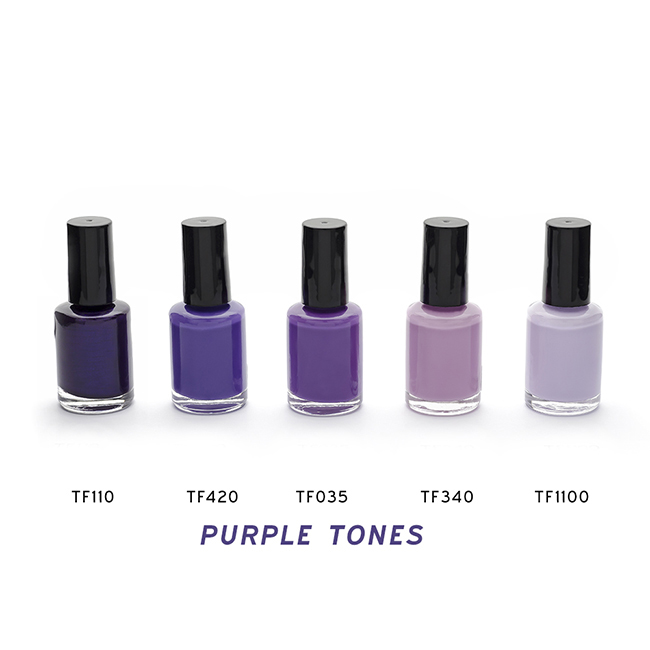Purple Nail Polish In A Bottle, 10ml