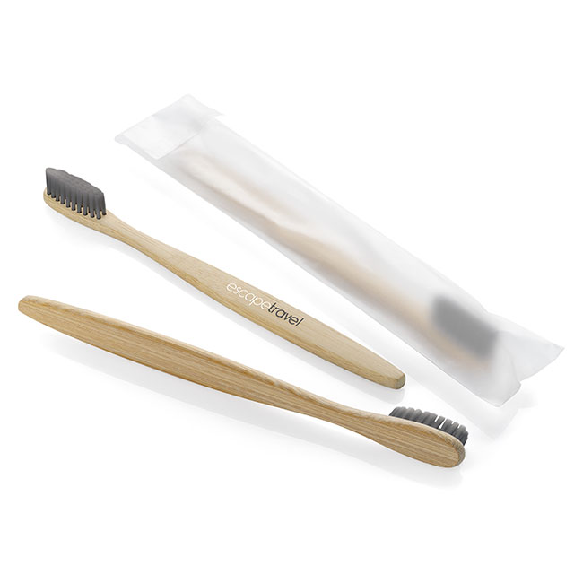 Bamboo Toothbrush With Charcoal Bristles