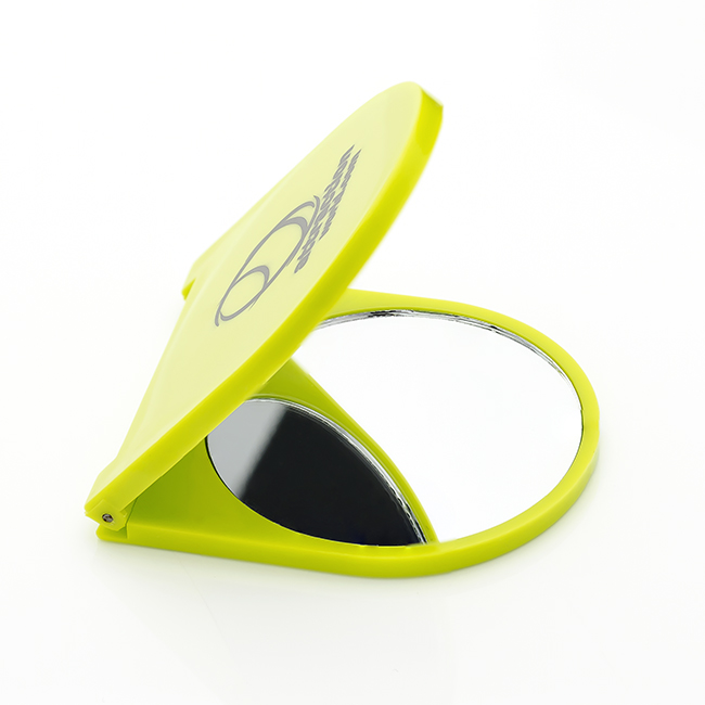 Green Plastic Compact Mirror