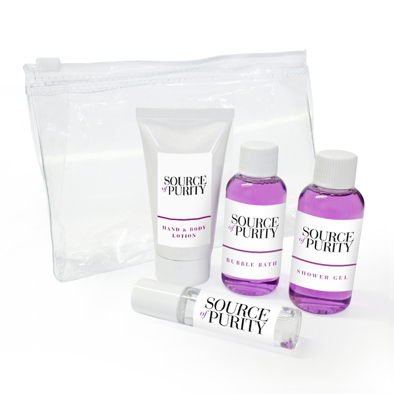 5Pc Pamper Kit In A Clear Pvc Bag