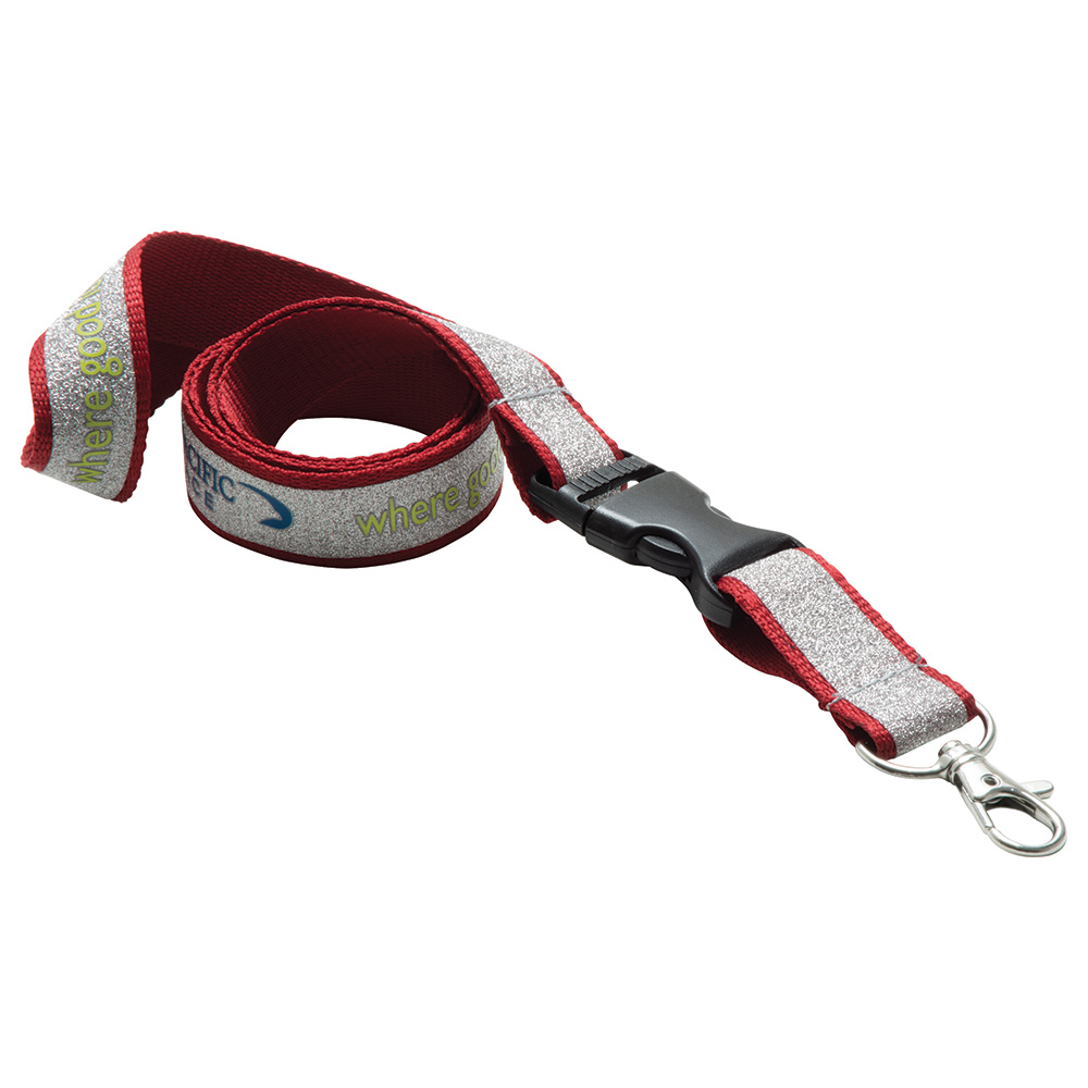 25mm Glitter Lanyard