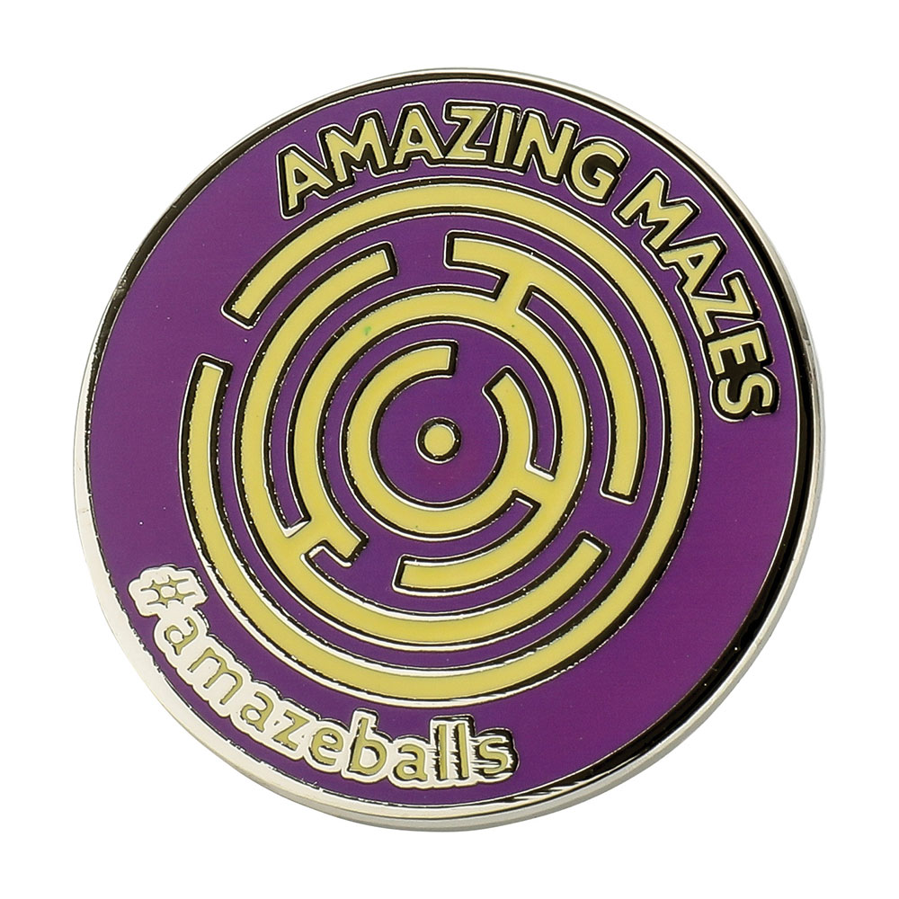 Stamped Iron Hard Enamel Badge (40mm)
