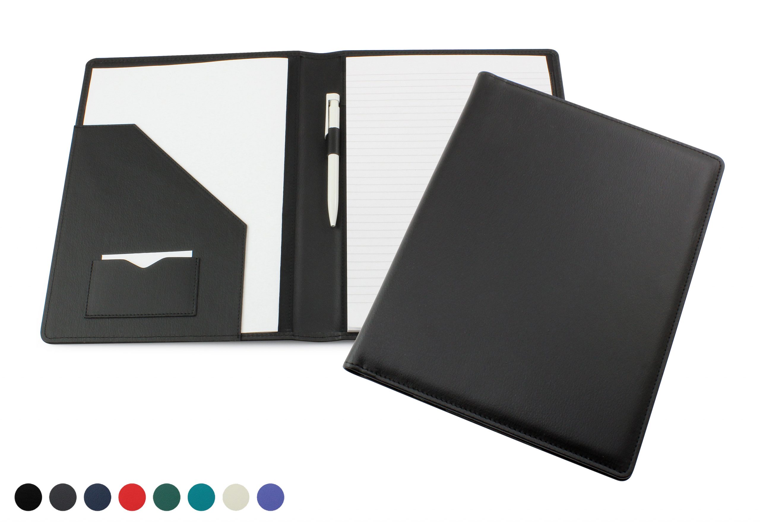 Deluxe A4 Conference Folder Recycled Environmentally Friendly Eleather