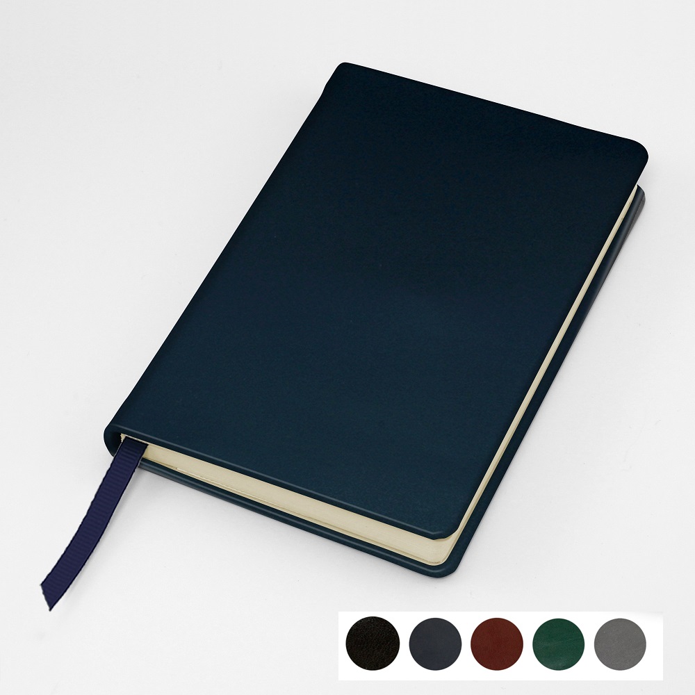 Pocket Casebound Notebook In Hampton Finecell Leather