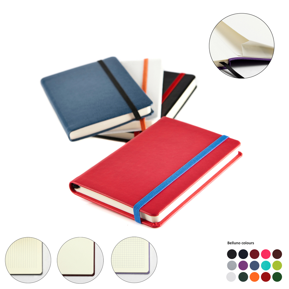 Pocket Casebound Notebook With Elastic Strap