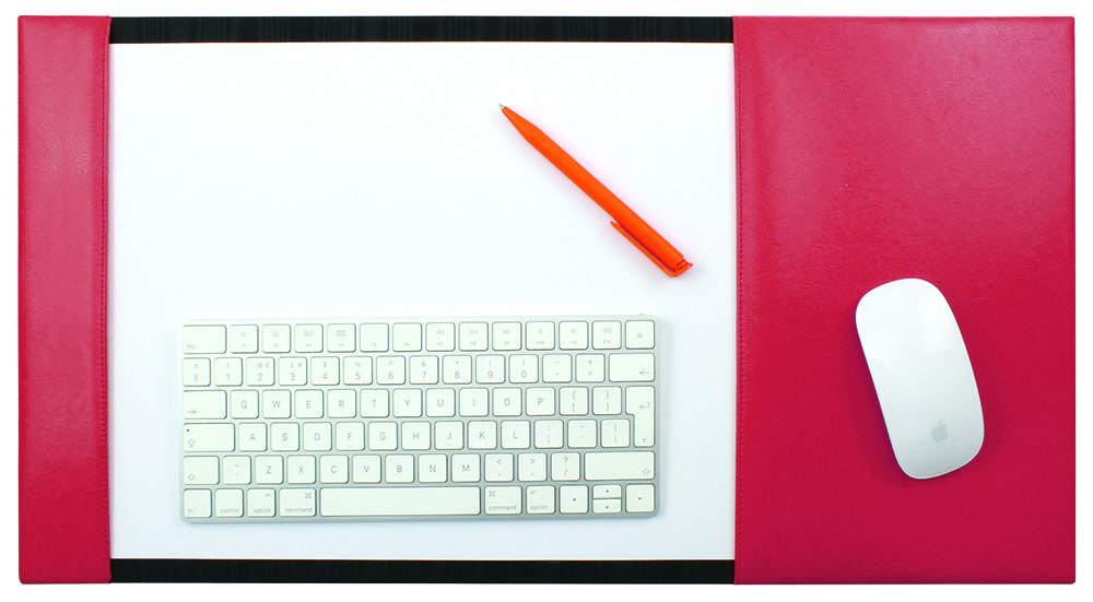 Recycled Eleather A3 Desk Pad Blotter With Integral Mouse Mat