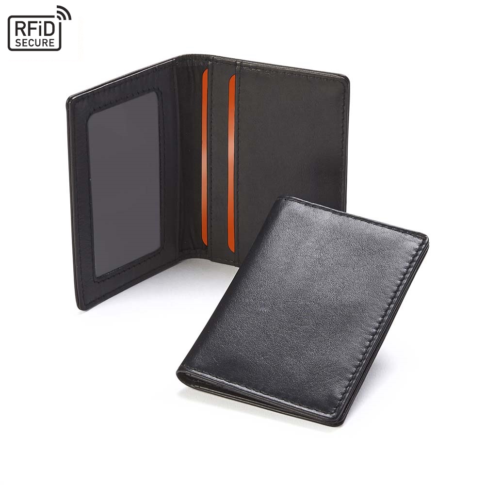 Sandringham Nappa Leather Luxury Leather Card Case With RFID Protection