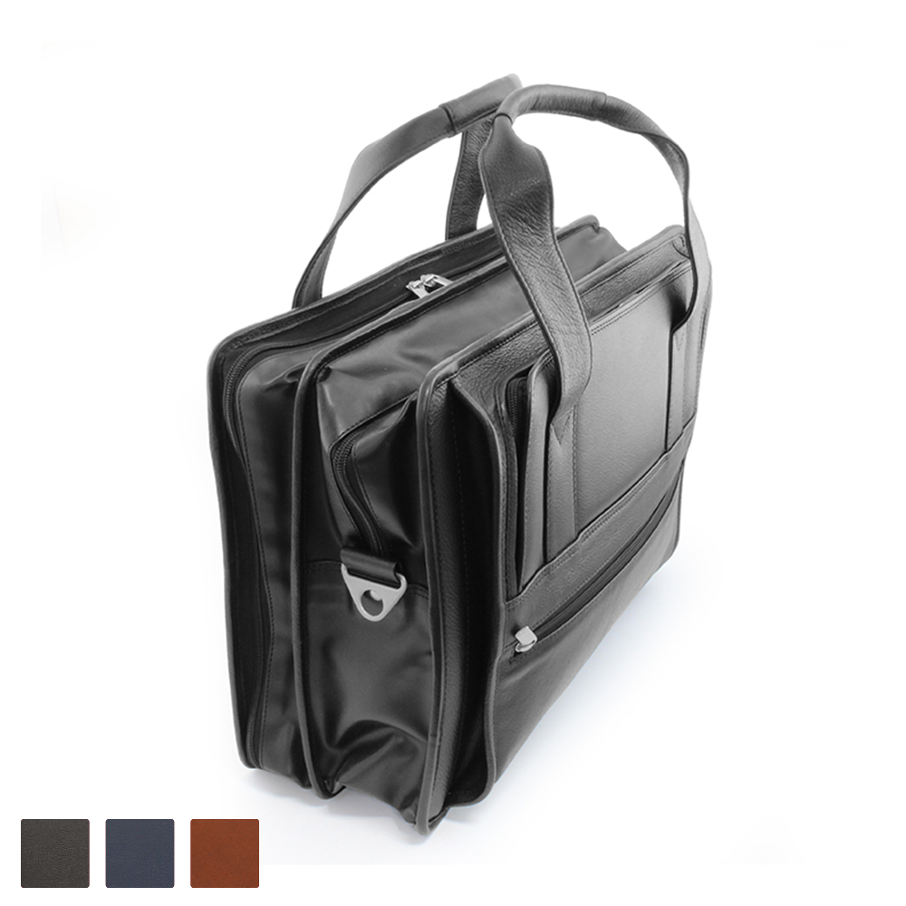 Sandringham Nappa Leather Carry On Flight Bag In Black