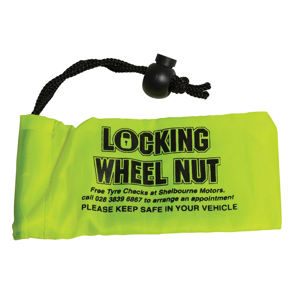 Small Locking Wheel Nut Bag (120X60mm: Non Woven)