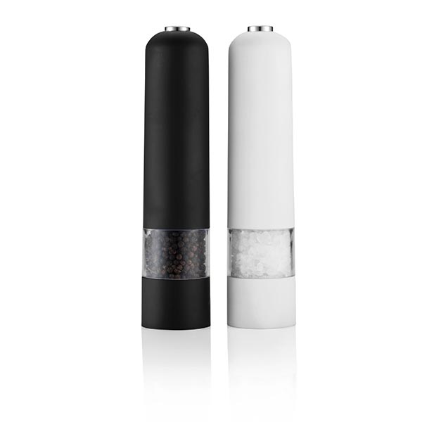 Electric Pepper And Salt Mill Set