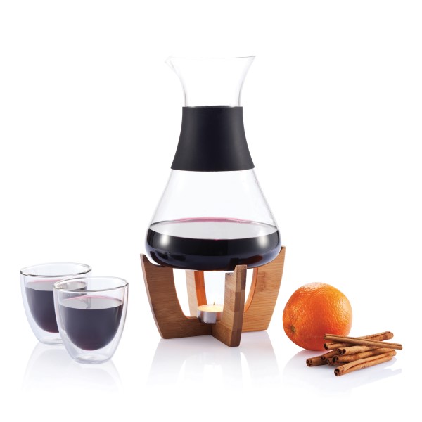 Glu Mulled Wine Set With Glasses