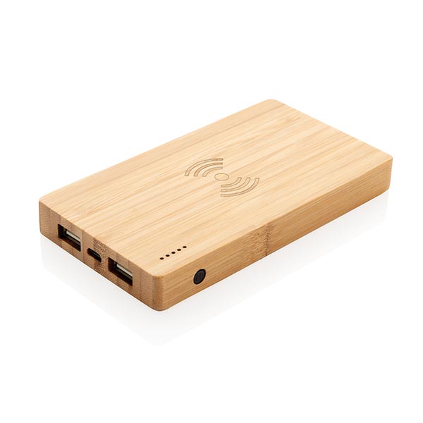 Bamboo 4.000 Mah Wireless 5W Powerbank