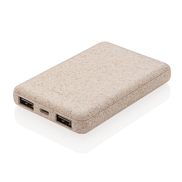 Wheat Straw 5.000 Mah Pocket Powerbank