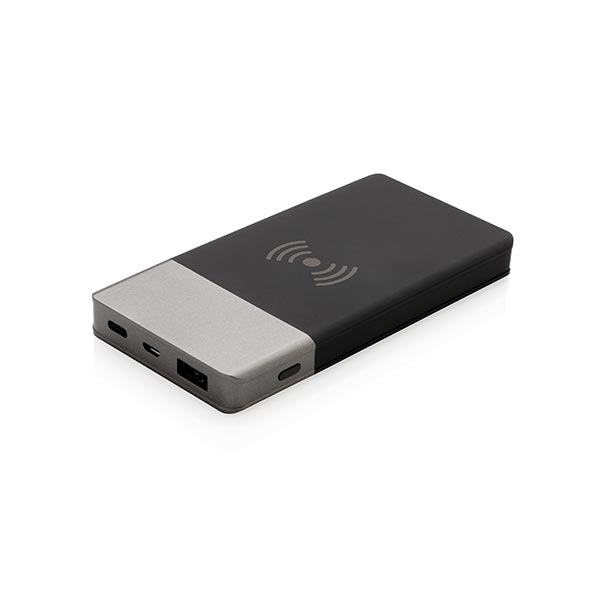 5.000 Mah Soft Touch Wireless 5W Charging Powerbank