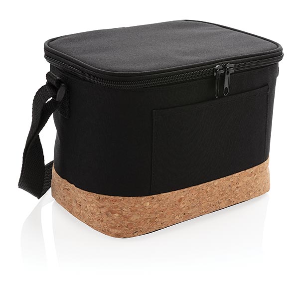 Two Tone Cooler Bag With Cork Detail