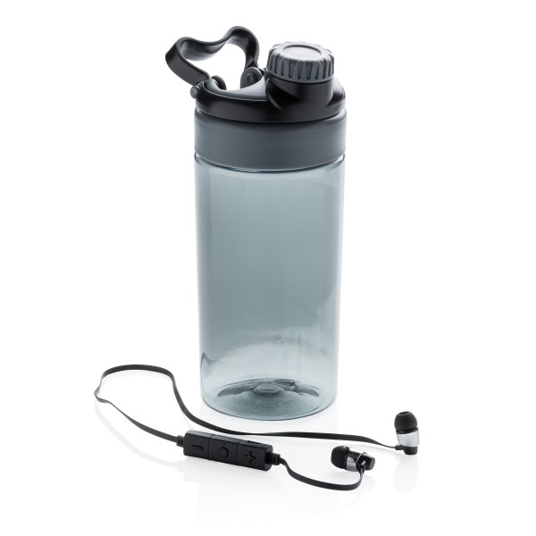 Leakproof Bottle With Wireless Earbuds