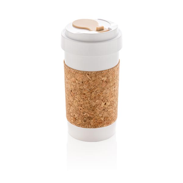 Eco Pla 400ml Can With Cork Sleeve