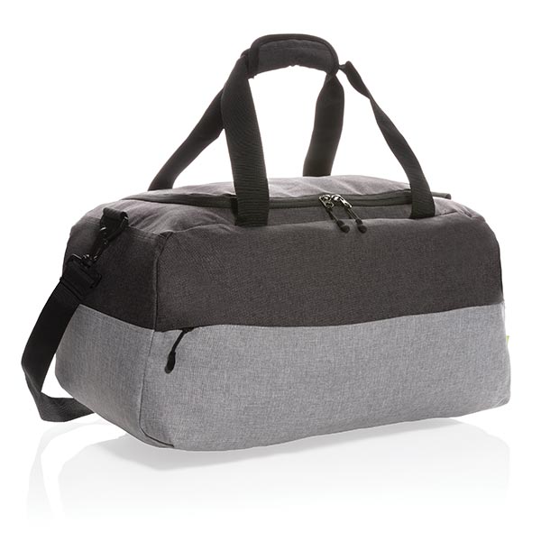 Duo Color RPET RFID Weekend Bag PVC Free