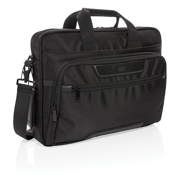 Swiss Peak RPET Voyager RFID 15.6" Laptop Bag