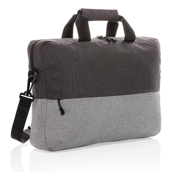 Duo Color RPET 15.6" RFID Laptop Bag PVC Free