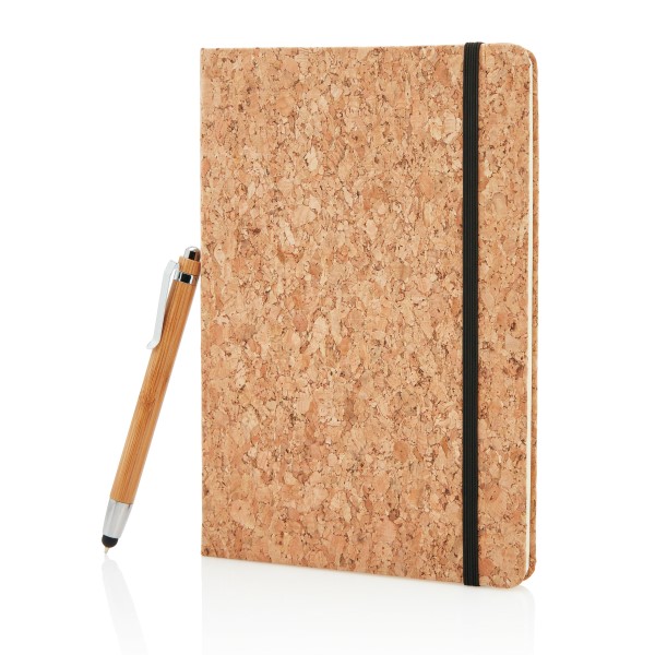 A5 Notebook With Bamboo Pen Including Stylus