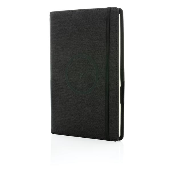 Air 5W RPET Wireless Charging Refillable Journal Cover A5